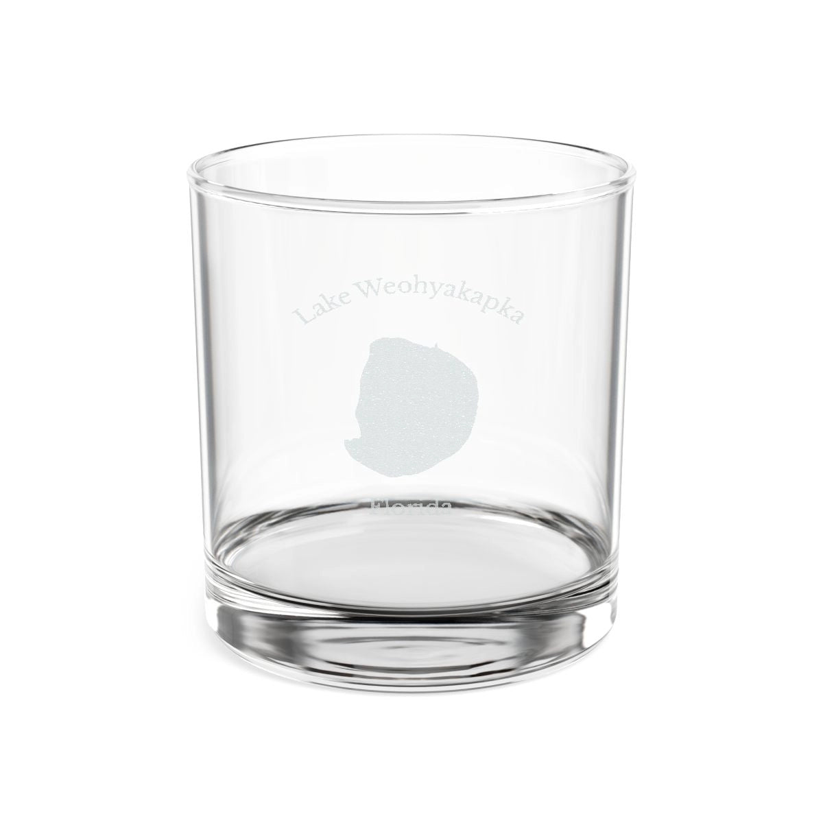 Florida  Lake  Weohyakapka  Engraved  Whiskey  Glass  other  position  view  from  front  10.5oz.webp