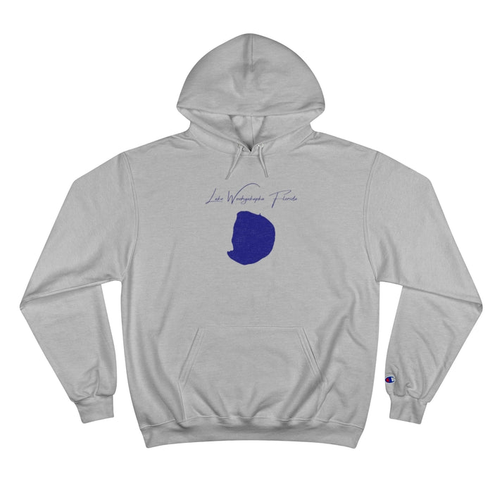 Florida  Lake  Weohyakapka  Hoodie  front  position  view  from  front  light  steel.webp