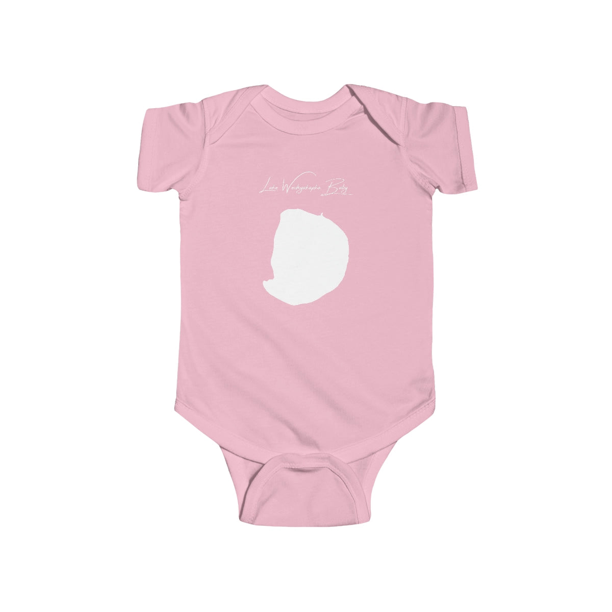Florida  Lake  Weohyakapka  Onesie  front  position  view  from  front  pink.webp