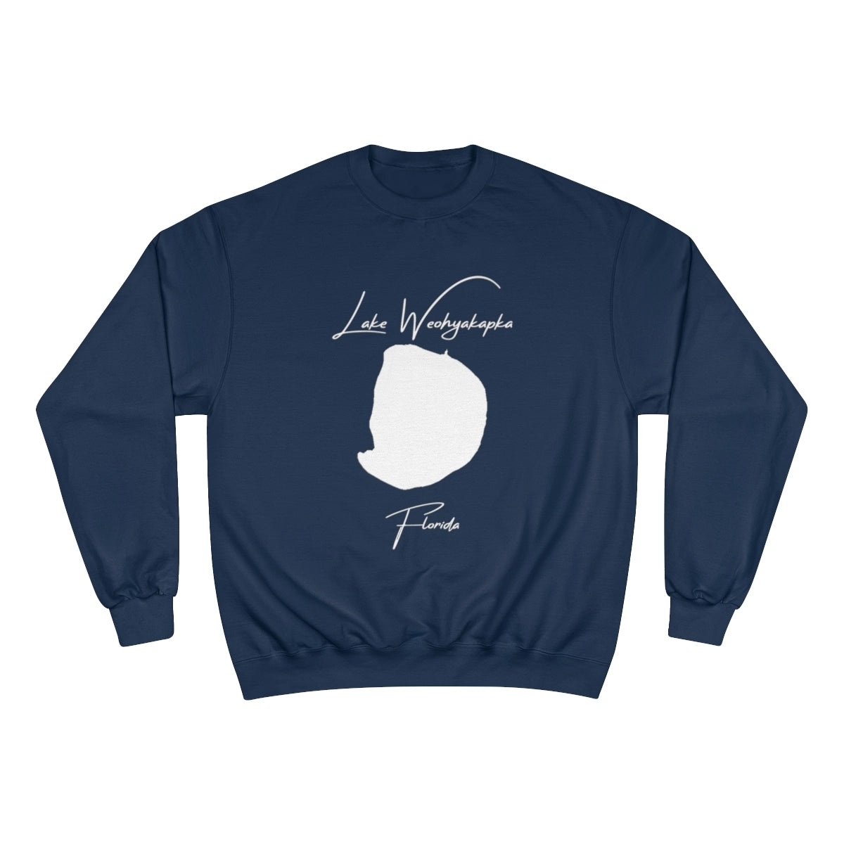 Florida  Lake  Weohyakapka  Sweatshirt  front  position  view  from  front  navy.webp