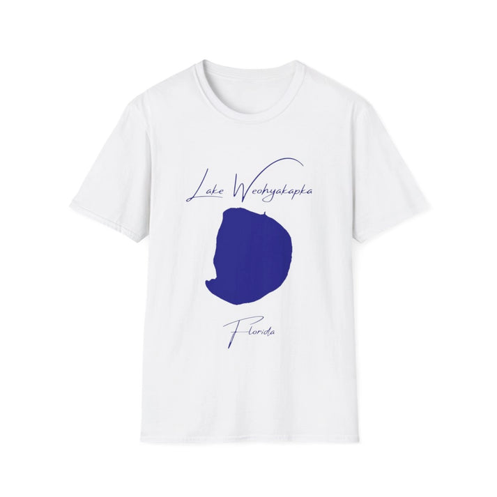 Florida  Lake  Weohyakapka  T-shirt  front  position  view  from  front  white.webp