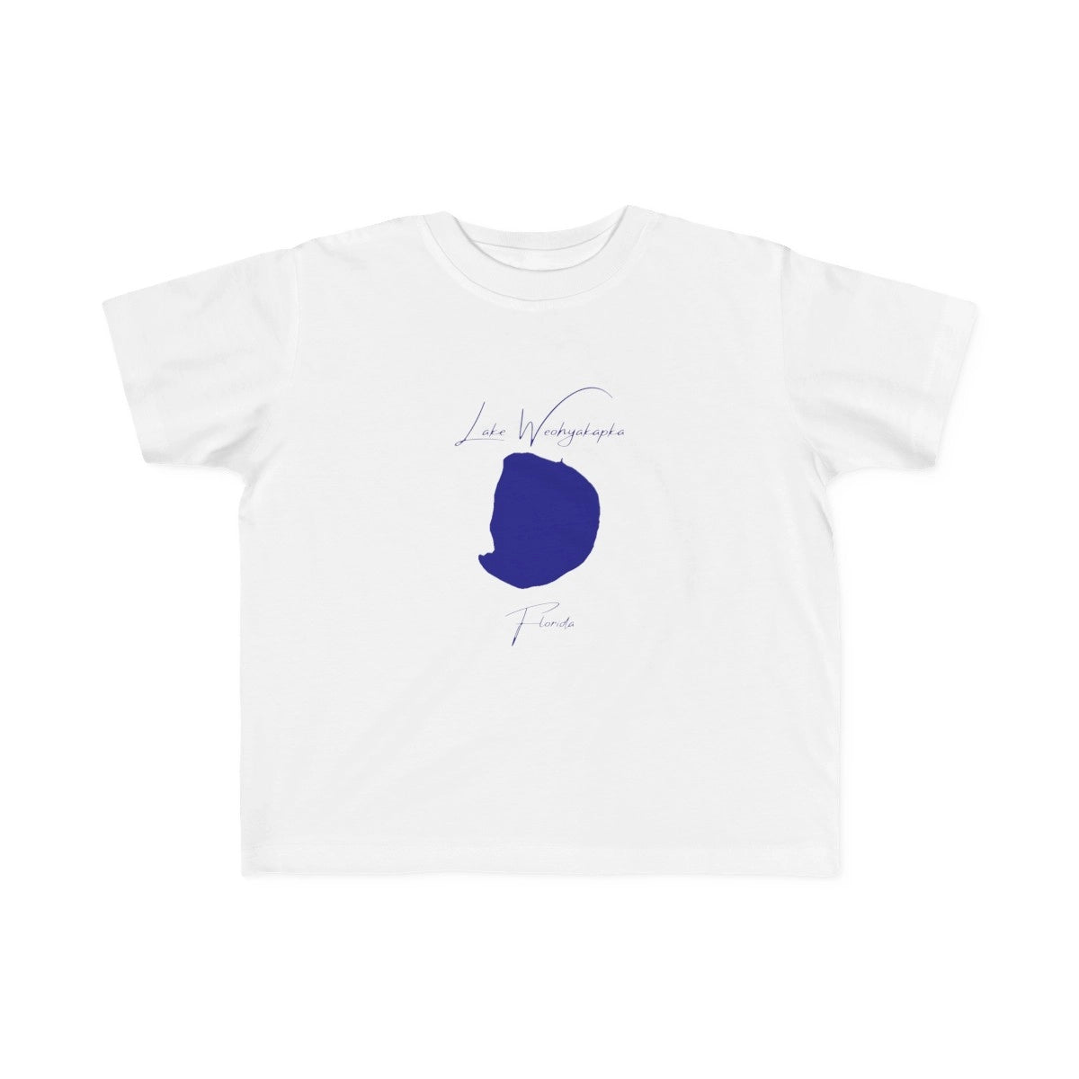 Florida  Lake  Weohyakapka  Toddler  T-shirt  front  position  view  from  front  white.webp