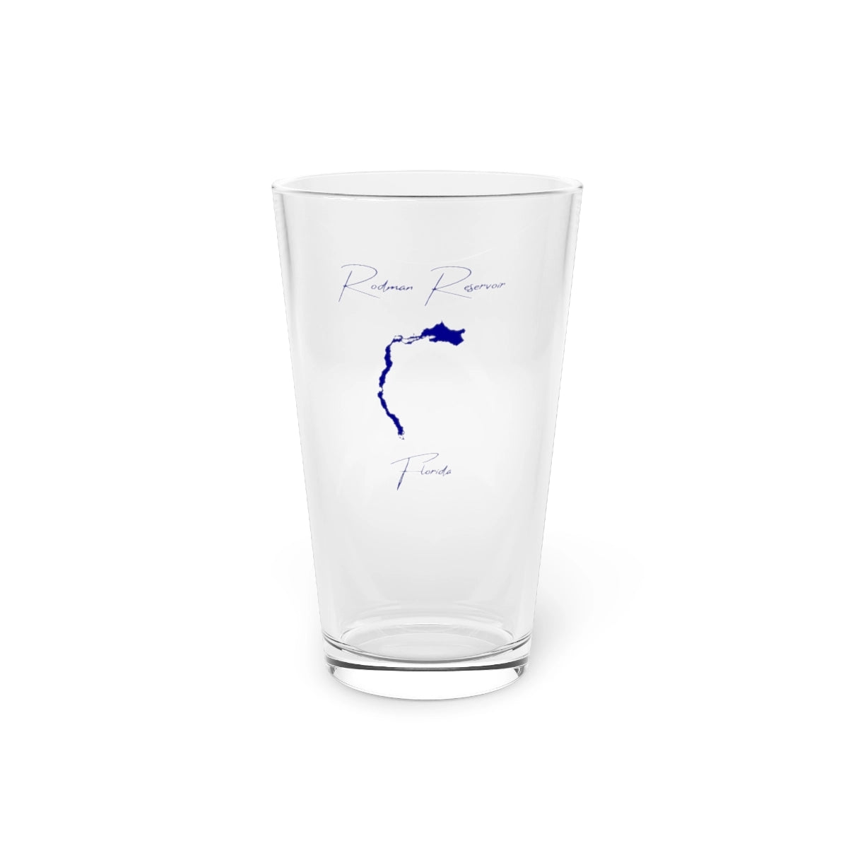 Florida  Rodman  Reservoir  16oz  Pint  Glass  front  position  view  from  front  16oz.webp