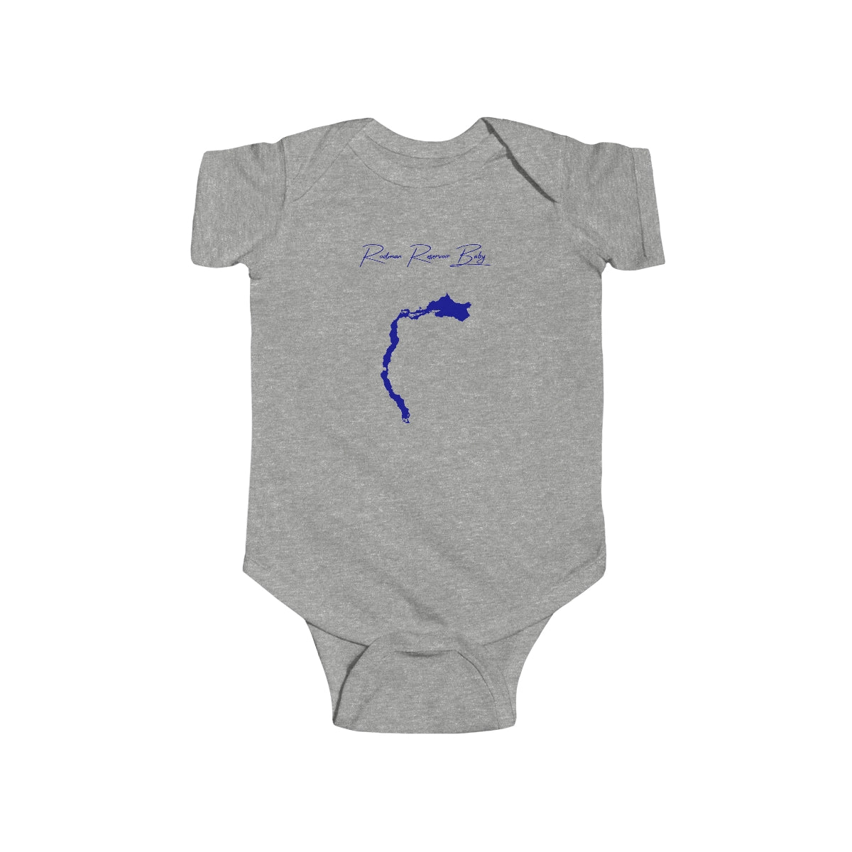 Florida  Rodman  Reservoir  Onesie  front  position  view  from  front  heather.webp