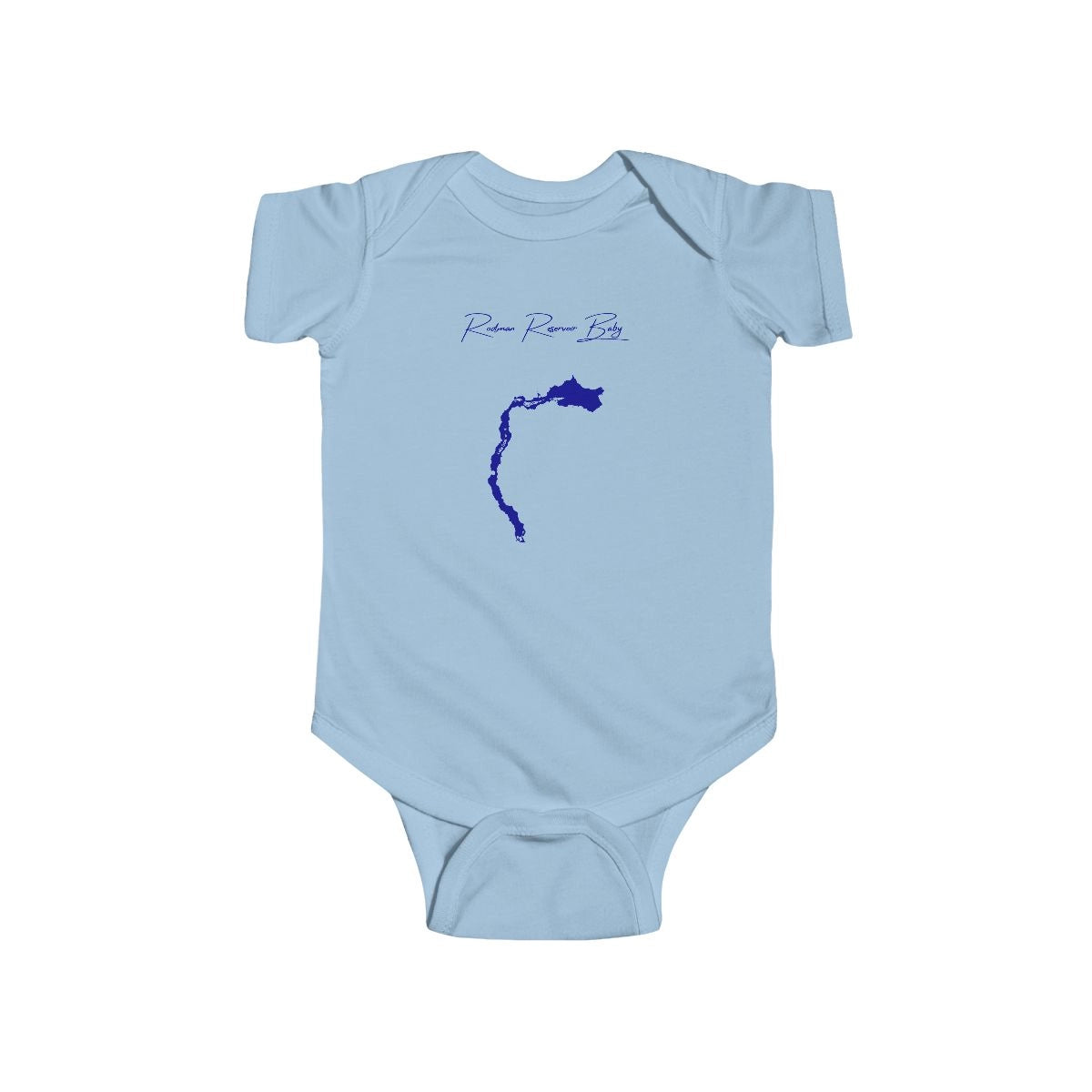 Florida  Rodman  Reservoir  Onesie  front  position  view  from  front  light  blue.webp