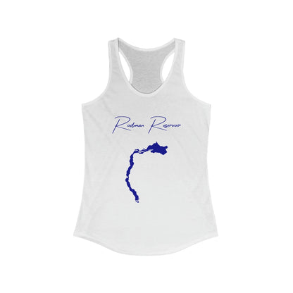 Florida  Rodman  Reservoir  Racerback-Tank  front  position  view  from  front  solid  white.webp
