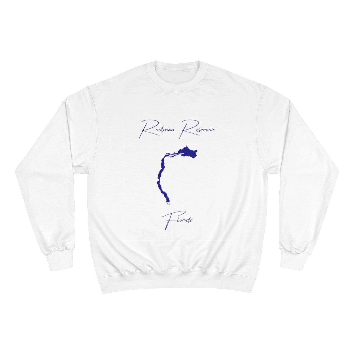 Florida  Rodman  Reservoir  Sweatshirt  front  position  view  from  front  white.webp