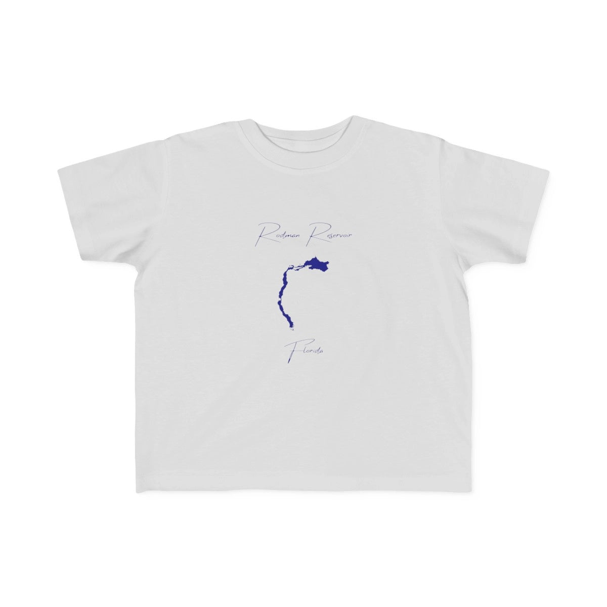 Florida  Rodman  Reservoir  Toddler  T-shirt  front  position  view  from  front  silver.webp
