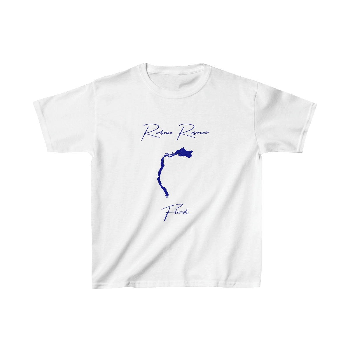 Florida  Rodman  Reservoir  Youth  T-shirt  front  position  view  from  front  white.webp