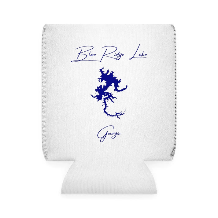 Georgia  Blue  Ridge  Lake  Can  Koozie  front  position  view  from  front-1  white.webp