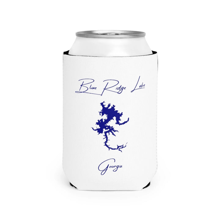 Georgia  Blue  Ridge  Lake  Can  Koozie  front  position  view  from  front-2  white.webp