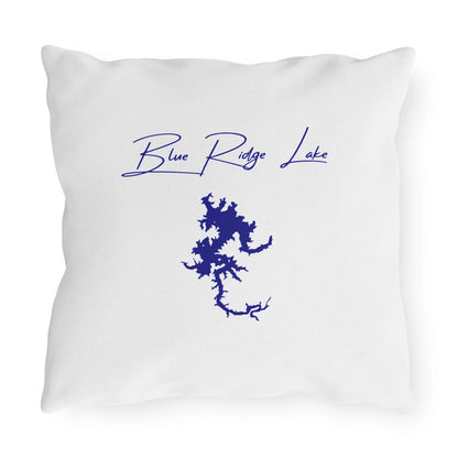 Georgia  Blue  Ridge  Lake  Outdoor  Pillow  back  position  view  from  back  16  x  16.webp