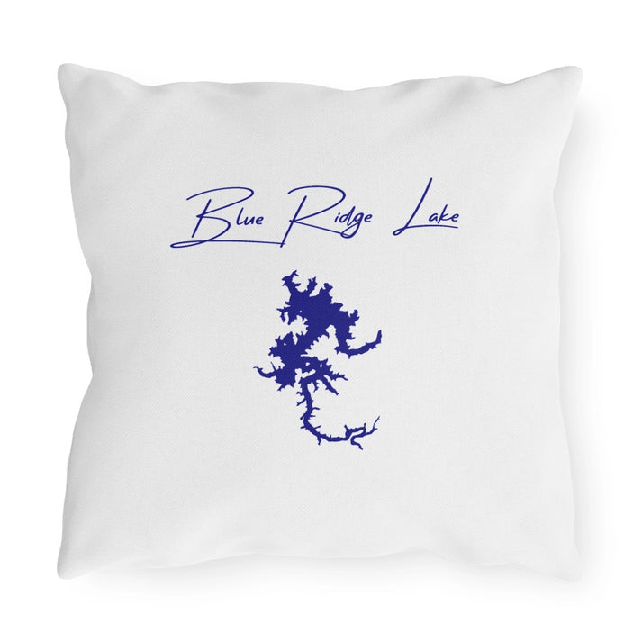 Georgia  Blue  Ridge  Lake  Outdoor  Pillow  back  position  view  from  back  16  x  16.webp