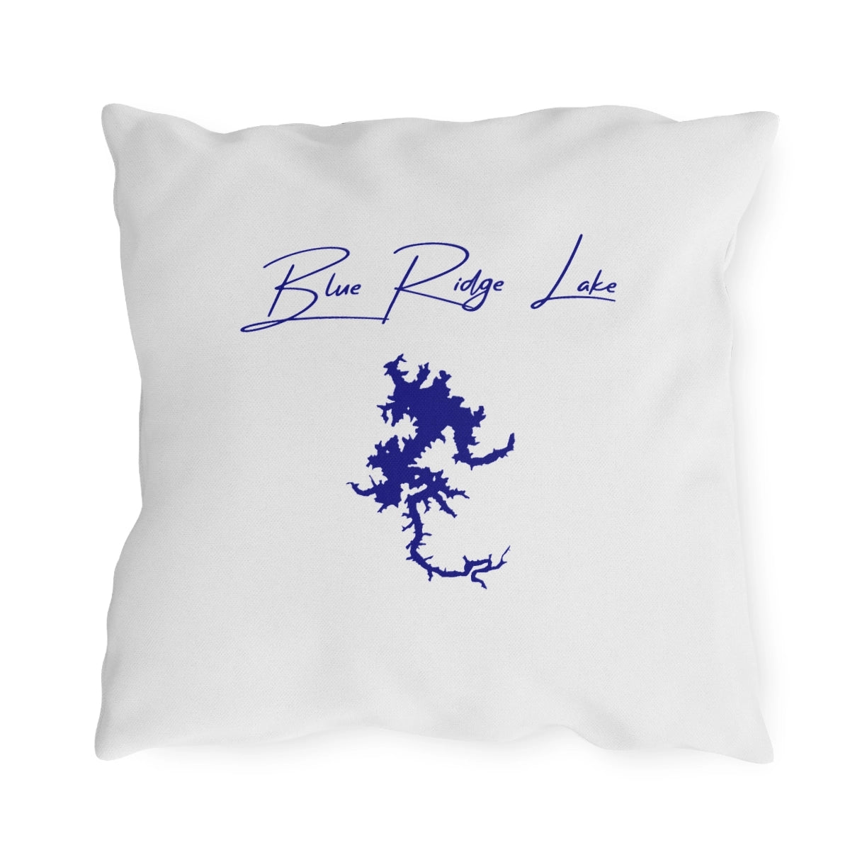Georgia  Blue  Ridge  Lake  Outdoor  Pillow  back  position  view  from  back  18  x  18.webp