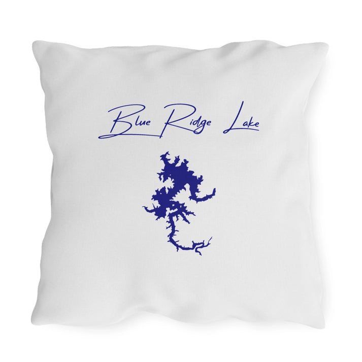 Georgia  Blue  Ridge  Lake  Outdoor  Pillow  back  position  view  from  back  20  x  20.webp