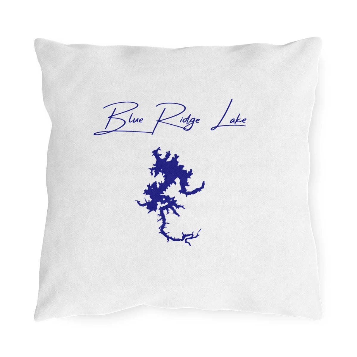 Georgia  Blue  Ridge  Lake  Outdoor  Pillow  front  position  view  from  front  16  x  16.webp