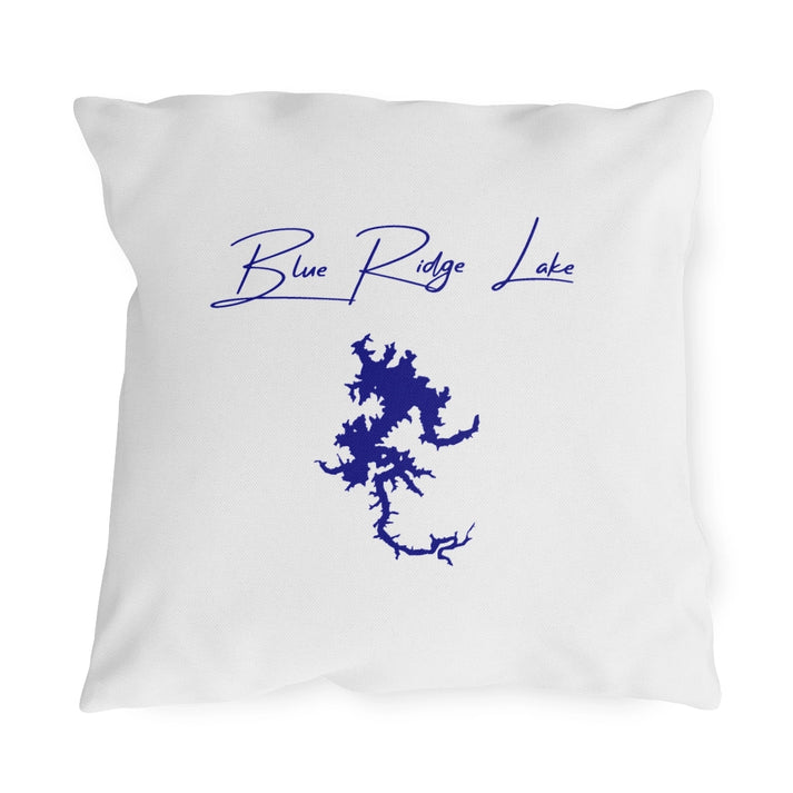 Georgia  Blue  Ridge  Lake  Outdoor  Pillow  front  position  view  from  front  18  x  18.webp