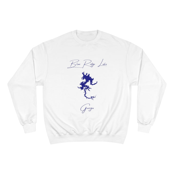 Georgia  Blue  Ridge  Lake  Sweatshirt  front  position  view  from  front  white.webp