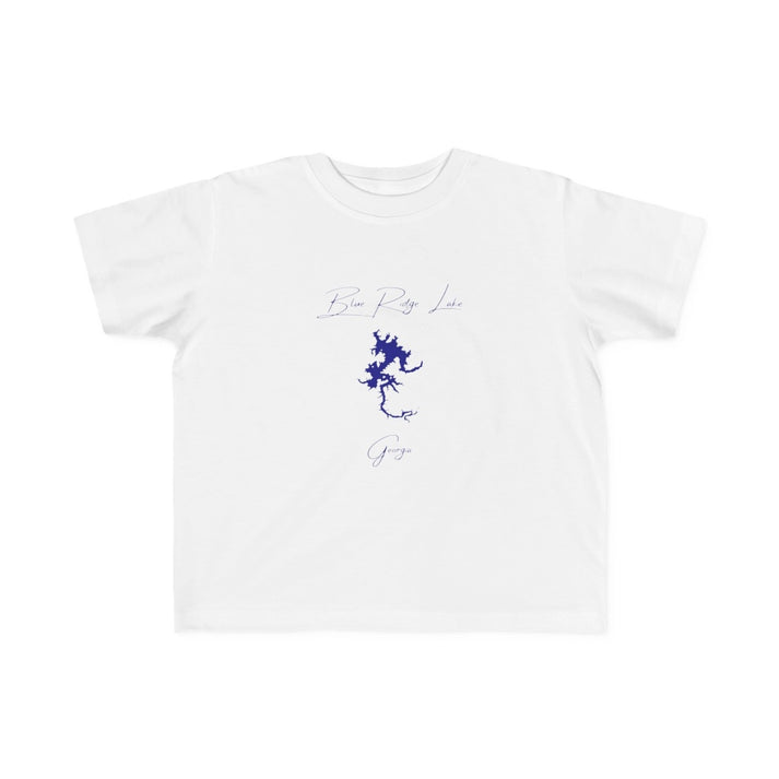 Georgia  Blue  Ridge  Lake  Toddler  T-shirt  front  position  view  from  front  white.webp