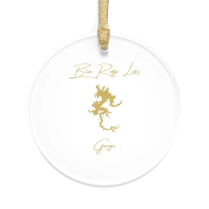 Georgia  Blue  Ridge  Lake  Tree  Ornament  other  position  view  from  front  round.webp