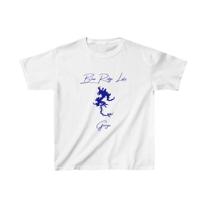 Georgia  Blue  Ridge  Lake  Youth  T-shirt  front  position  view  from  front  white.webp