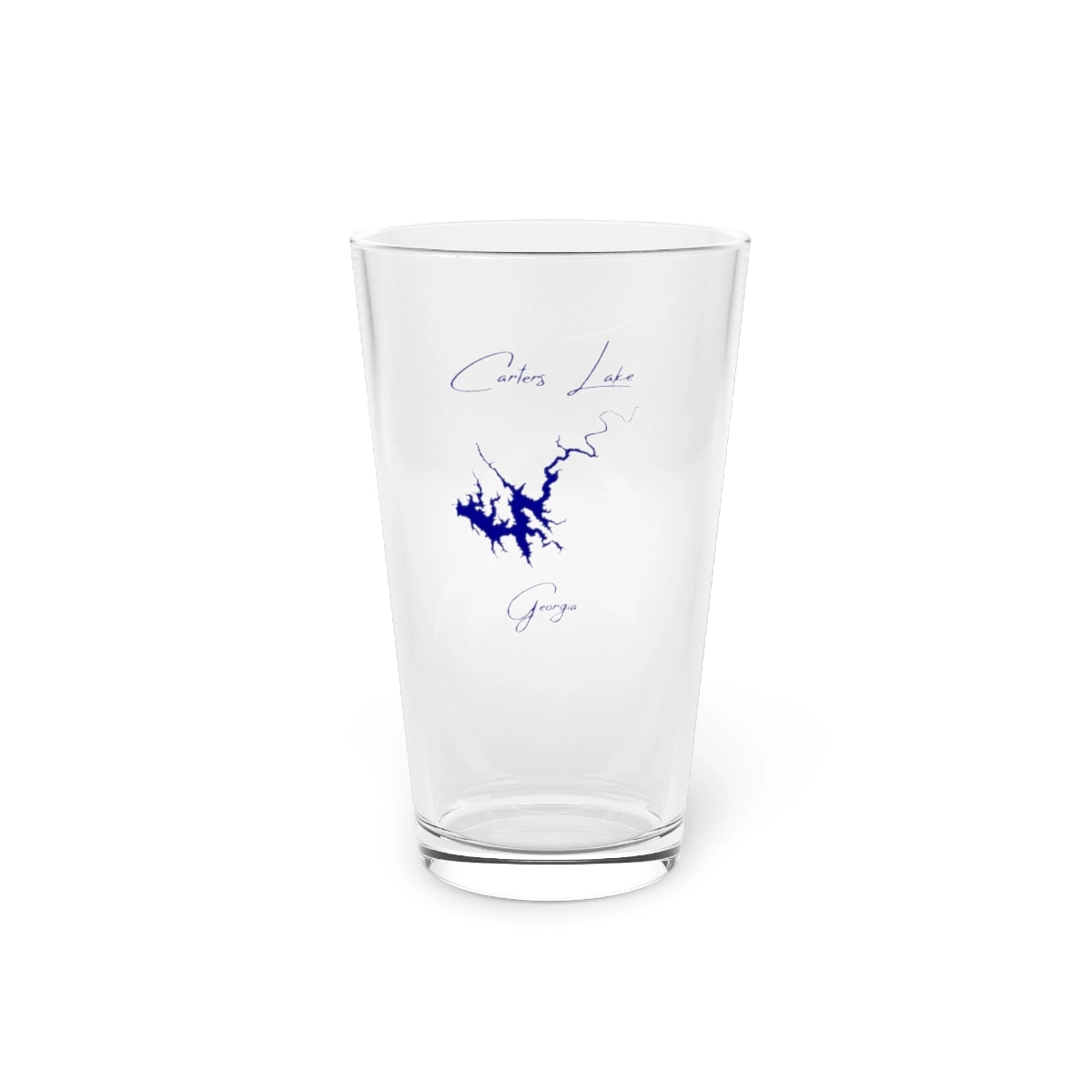 Georgia  Carters  Lake  16oz  Pint  Glass  front  position  view  from  front  16oz.webp