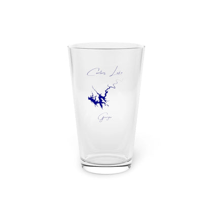Georgia  Carters  Lake  16oz  Pint  Glass  front  position  view  from  front  16oz.webp