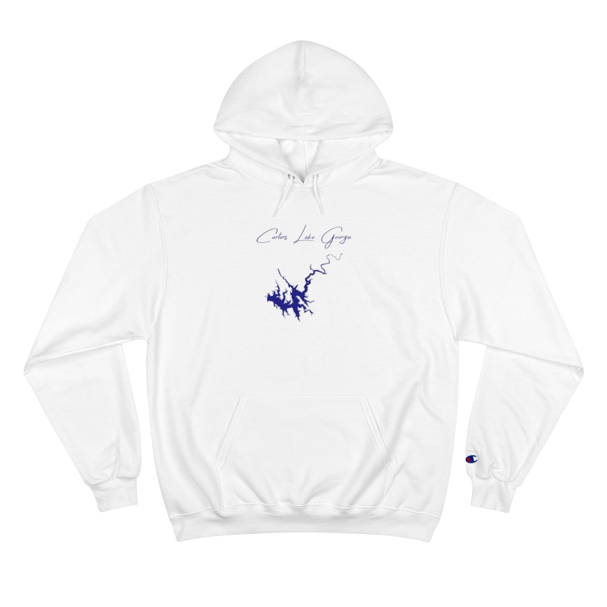 Georgia  Carters  Lake  Hoodie  front  position  view  from  front  white.webp