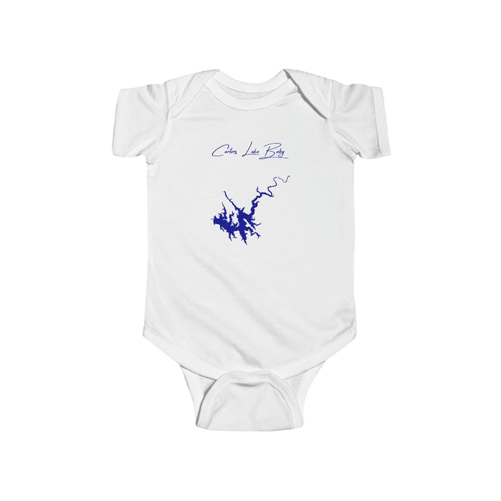 Georgia  Carters  Lake  Onesie  front  position  view  from  front  white.webp