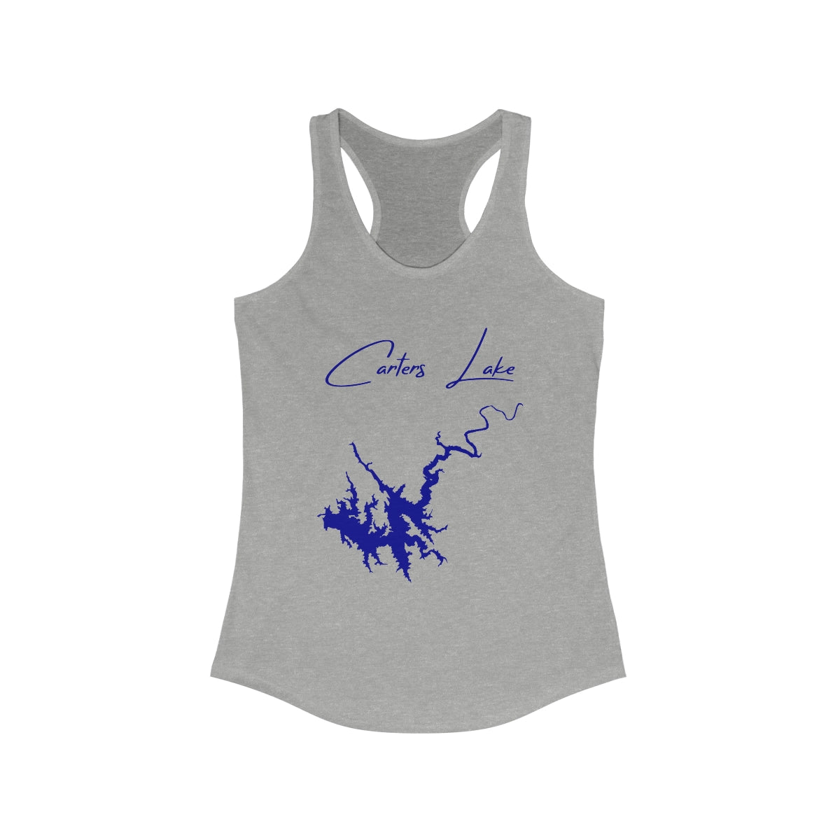 Georgia  Carters  Lake  Racerback-Tank  front  position  view  from  front  heather  grey.webp