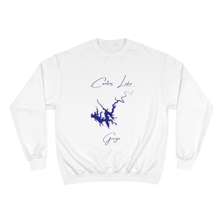 Georgia  Carters  Lake  Sweatshirt  front  position  view  from  front  white.webp