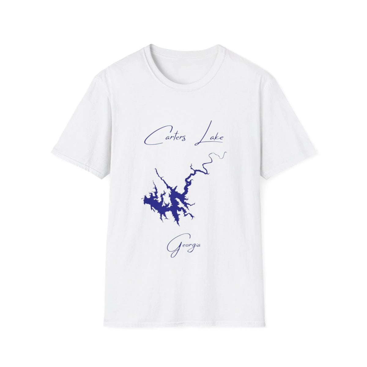 Georgia  Carters  Lake  T-shirt  front  position  view  from  front  white.webp