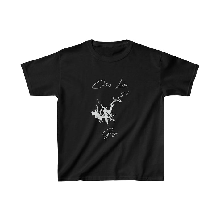 Georgia  Carters  Lake  Youth  T-shirt  front  position  view  from  front  black.webp