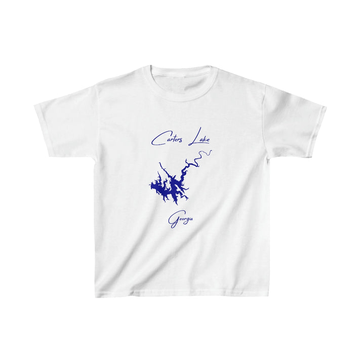 Georgia  Carters  Lake  Youth  T-shirt  front  position  view  from  front  white.webp