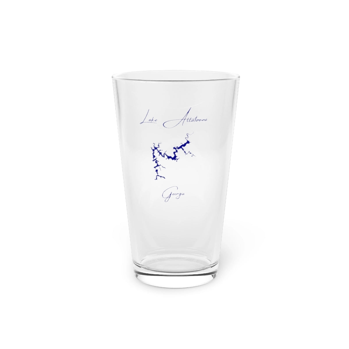 Georgia  Lake  Allatoona  16oz  Pint  Glass  front  position  view  from  front  16oz.webp
