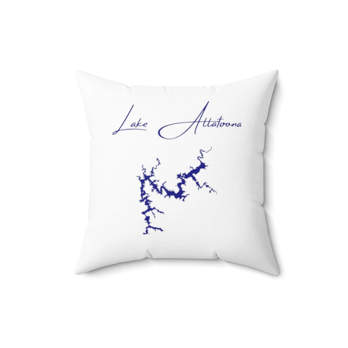 Georgia  Lake  Allatoona  Pillow  front  position  view  from  back  16  x  16.webp