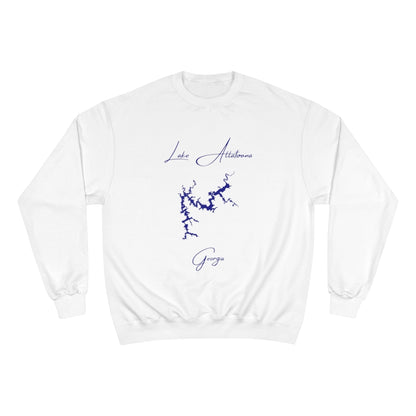 Georgia  Lake  Allatoona  Sweatshirt  front  position  view  from  front  white.webp