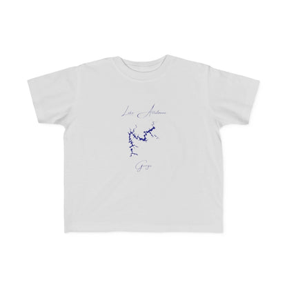 Georgia  Lake  Allatoona  Toddler  T-shirt  front  position  view  from  front  silver.webp