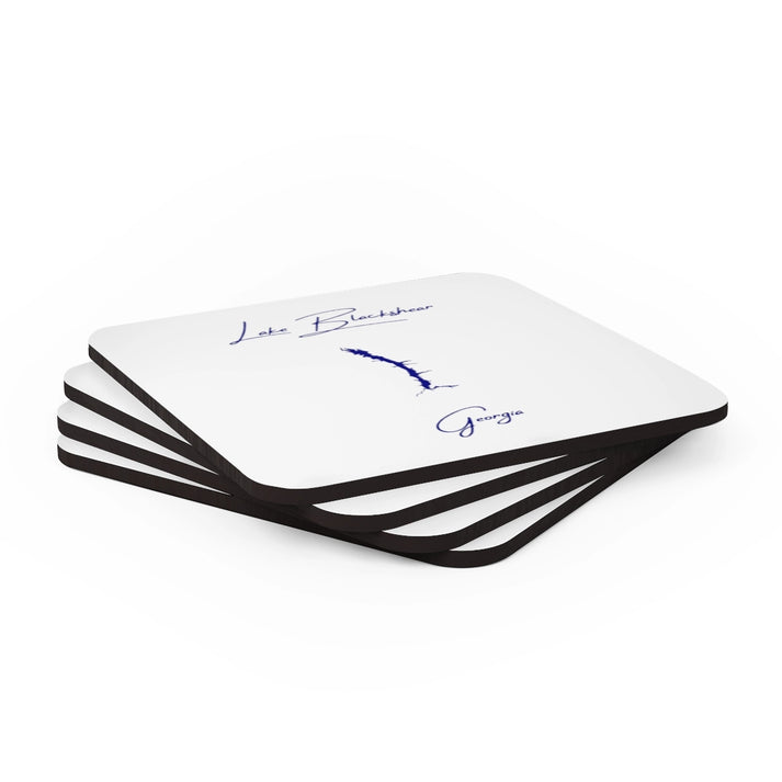 Georgia  Lake  Blackshear  Coaster  Set  front  position  view  from  stacked  3.75  x  3.75.webp