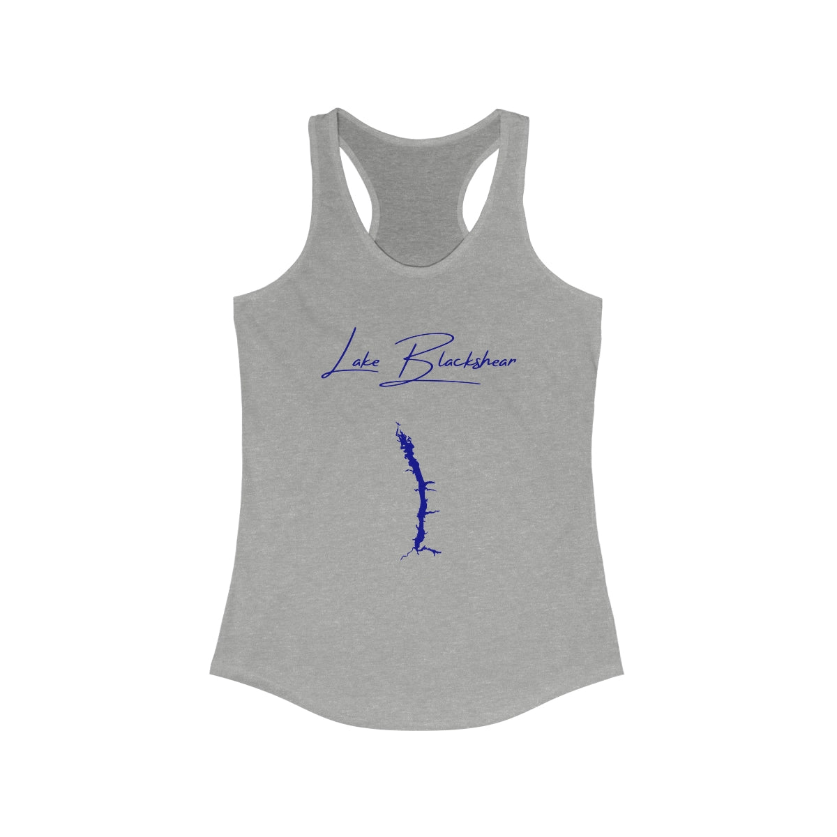 Georgia  Lake  Blackshear  Racerback-Tank  front  position  view  from  front  heather  grey.webp