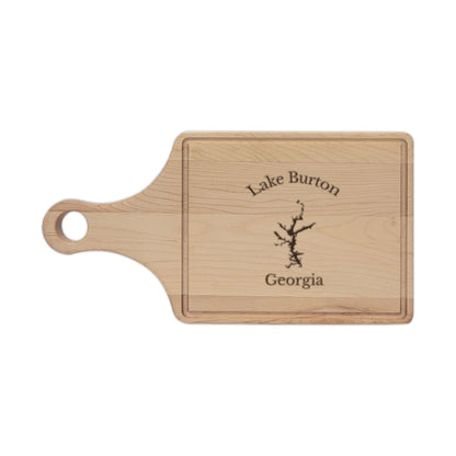 Georgia  Lake  Burton  Engraved  Cutting  Board  front  position  view  from  front  maple.webp
