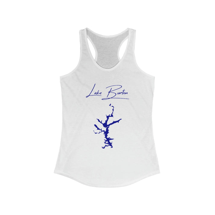 Georgia  Lake  Burton  Racerback-Tank  front  position  view  from  front  solid  white.webp