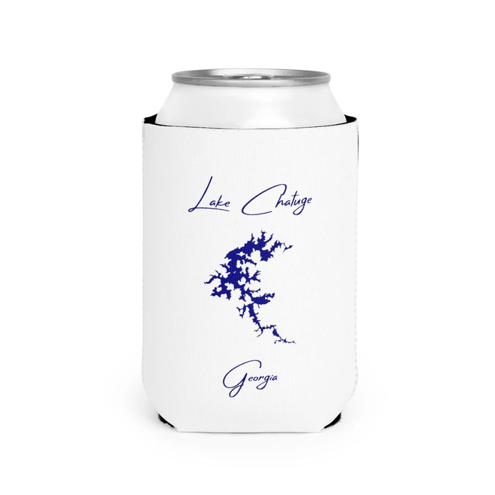 Georgia  Lake  Chatuge  Can  Koozie  front  position  view  from  front-2  white.webp
