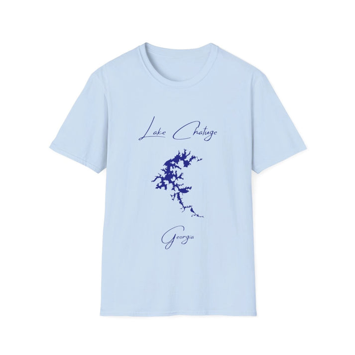 Georgia  Lake  Chatuge  T-shirt  front  position  view  from  front  light  blue.webp