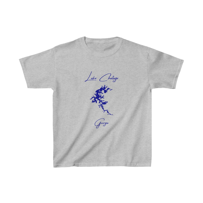 Georgia  Lake  Chatuge  Youth  T-shirt  front  position  view  from  front  sport  grey.webp