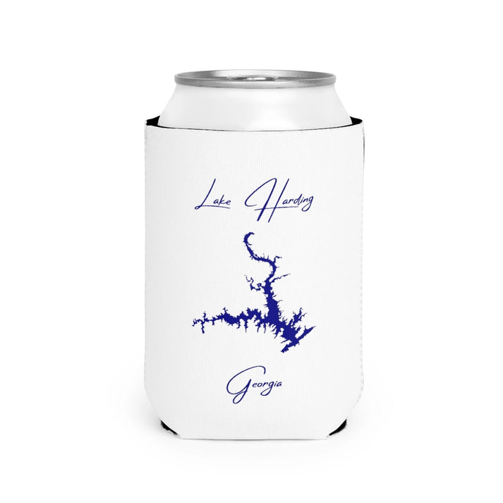 Georgia  Lake  Harding  Can  Koozie  front  position  view  from  front-2  white.webp