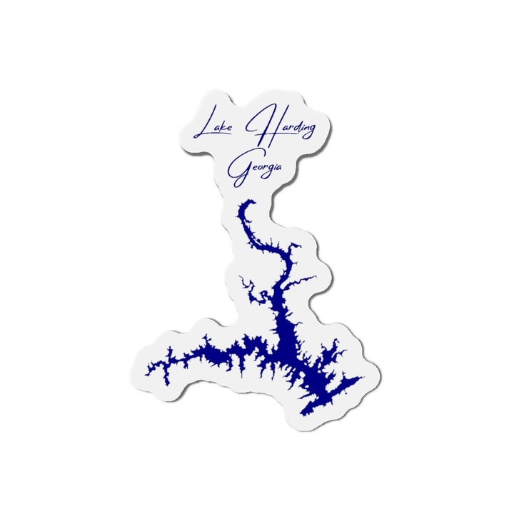 Georgia  Lake  Harding  Die  Cut  Magnet  front  position  view  from  front  4  x  4.webp