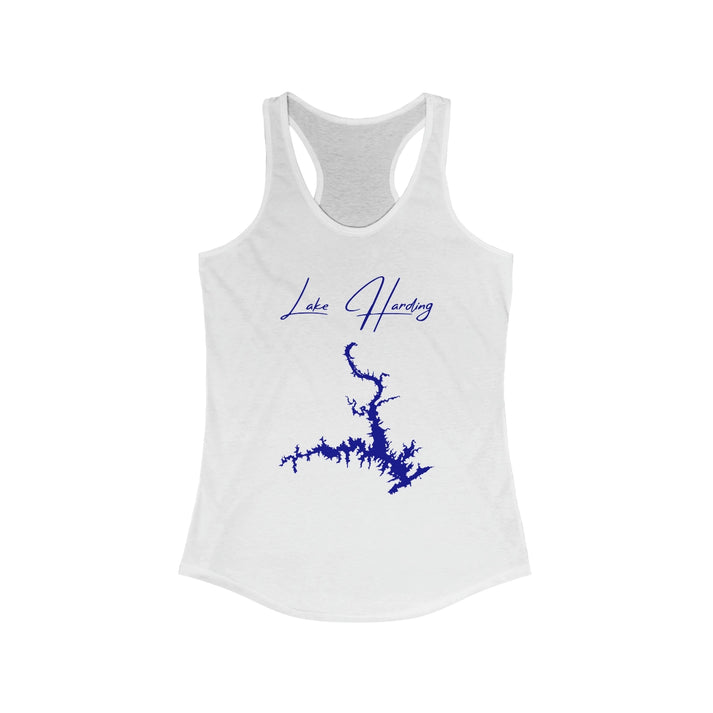 Georgia  Lake  Harding  Racerback-Tank  front  position  view  from  front  solid  white.webp