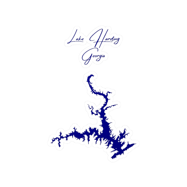 Georgia  Lake  Harding  Vinyl  Decal  other  position  view  from  front  4  x  6.webp