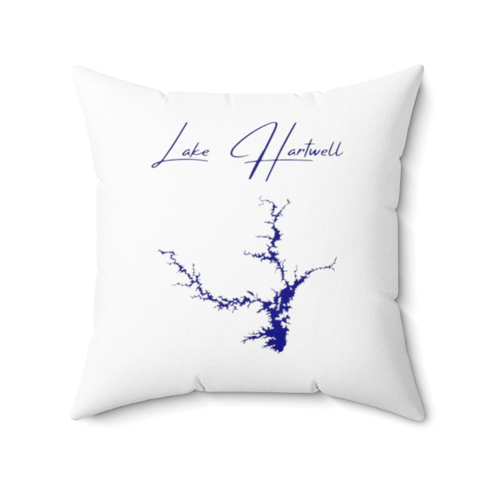 Georgia  Lake  Hartwell  Pillow  front  position  view  from  back  20  x  20.webp